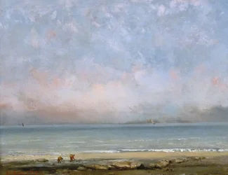 Het strand van Trouville